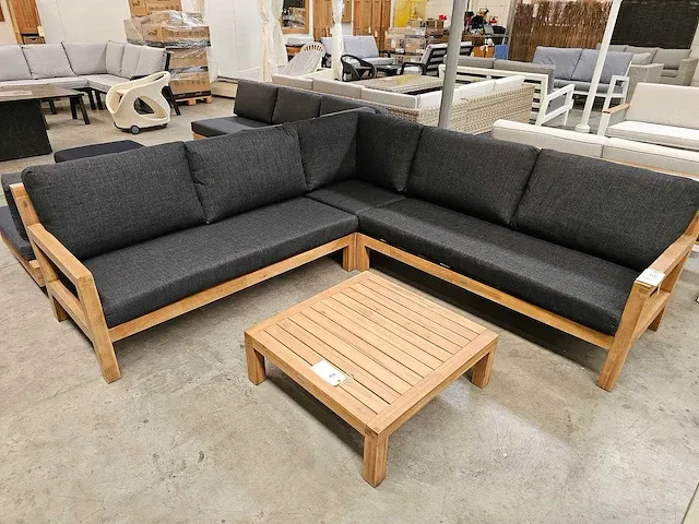Garden prestige harby hoeklounge 3-delig - acacia - afbeelding 6 van  8
