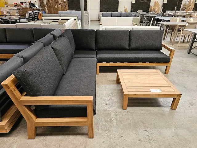 Garden prestige harby hoeklounge 3-delig - acacia - afbeelding 7 van  8