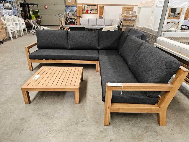 Garden prestige harby hoeklounge 3-delig - acacia - afbeelding 8 van  8