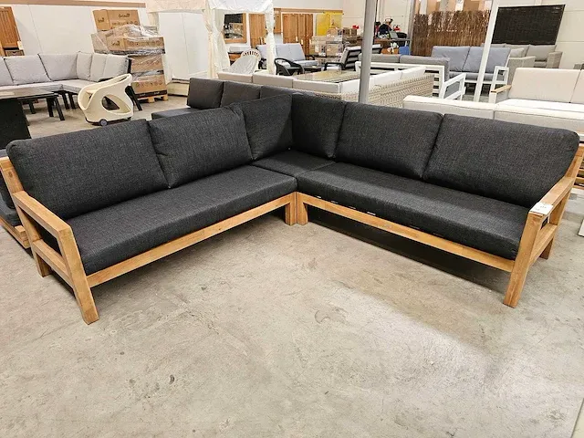 Garden prestige harby hoeklounge 3-delig - acacia - afbeelding 1 van  8