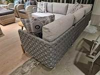 Garden prestige kolbe acacia lounge hoekset rope lichtgrijs - afbeelding 3 van  7