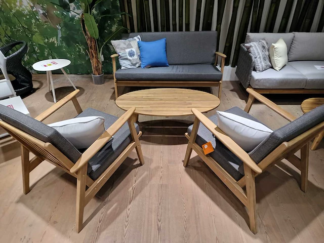 Garden prestige nardo acacia lounge sofa set teak look - afbeelding 1 van  10