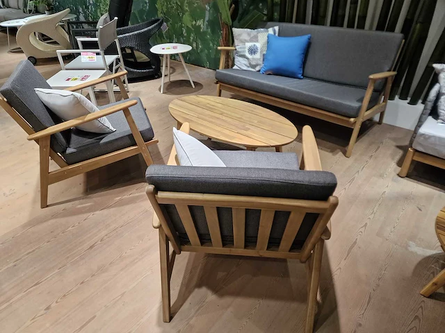 Garden prestige nardo acacia lounge sofa set teak look - afbeelding 3 van  10