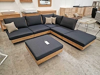 Garden prestige santa cruz acacia lounge hoekset teak look - afbeelding 1 van  5