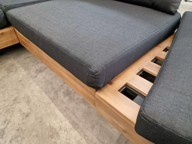 Garden prestige santa cruz acacia lounge hoekset teak look - afbeelding 5 van  5