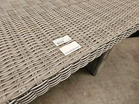 Garden prestige wicker lounge tuintafel low dining kobo grijs - afbeelding 3 van  3