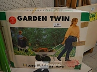 Garden twin kruiwagen dubbele wielen - afbeelding 1 van  3