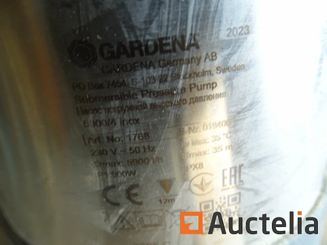 Gardena 5900/4 roestvrijstalen dompelpomp - afbeelding 9 van  9