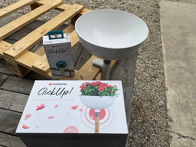 Gardena clickup set plantenbak met balkon klem (12x) - afbeelding 1 van  8