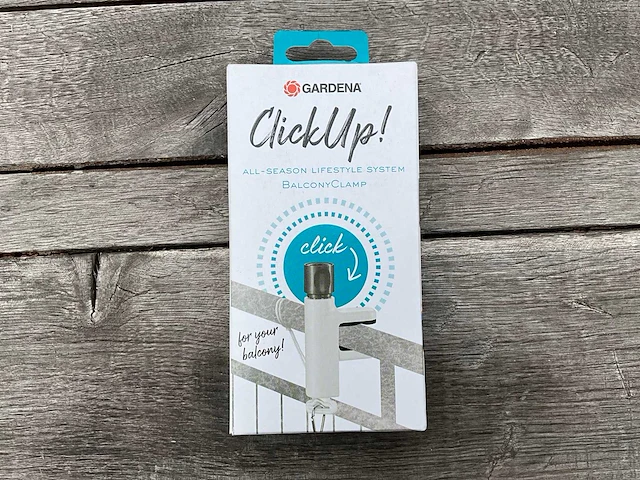 Gardena clickup set plantenbak met balkon klem (12x) - afbeelding 7 van  8