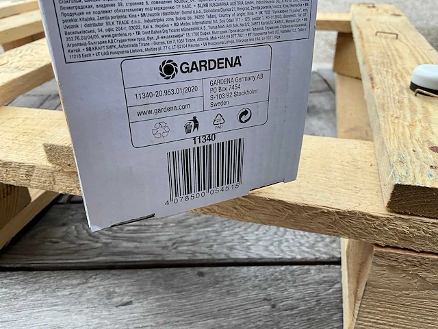Gardena clickup set regenmeter met balkon klem (24x) - afbeelding 7 van  9