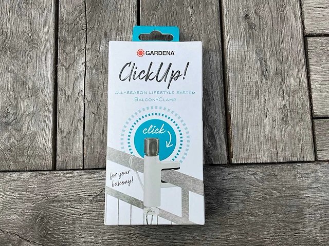 Gardena clickup set solarlamp met balkon klem (12x) - afbeelding 7 van  8