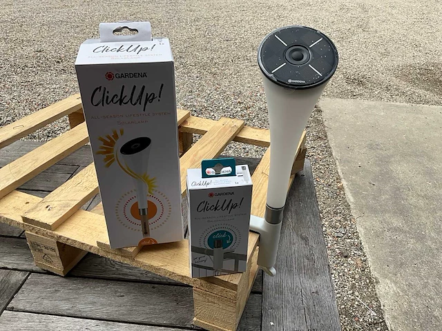 Gardena clickup set solarlamp met balkon klem (12x) - afbeelding 1 van  8