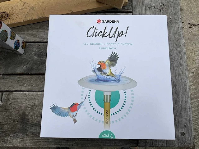 Gardena clickup set vogelbad met balkon klem (24x) - afbeelding 4 van  8
