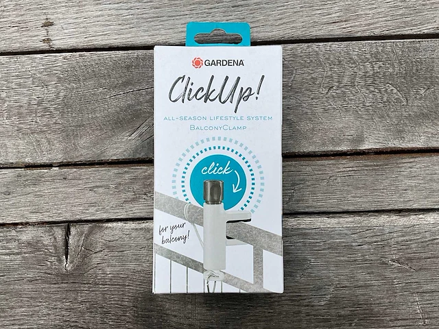 Gardena clickup set vogelvoederhuis met balkon klem (12x) - afbeelding 8 van  9