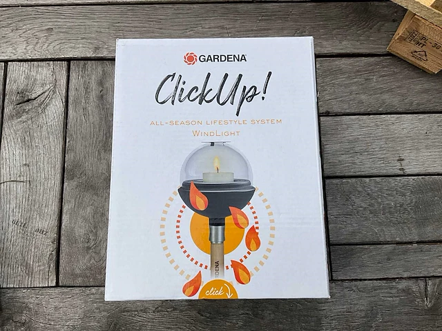 Gardena clickup set windlicht met balkon klem (12x) - afbeelding 5 van  8