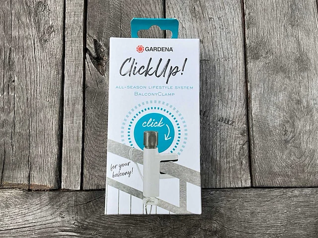 Gardena clickup set windlicht met balkon klem (48x) - afbeelding 7 van  8