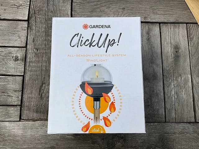 Gardena clickup set windlicht met steel (12x) - afbeelding 5 van  6