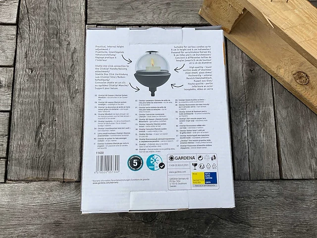 Gardena clickup set windlicht met steel (12x) - afbeelding 6 van  6