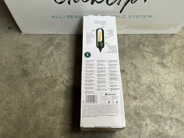 Gardena clickup tuinfakkel met steel in display - afbeelding 5 van  7