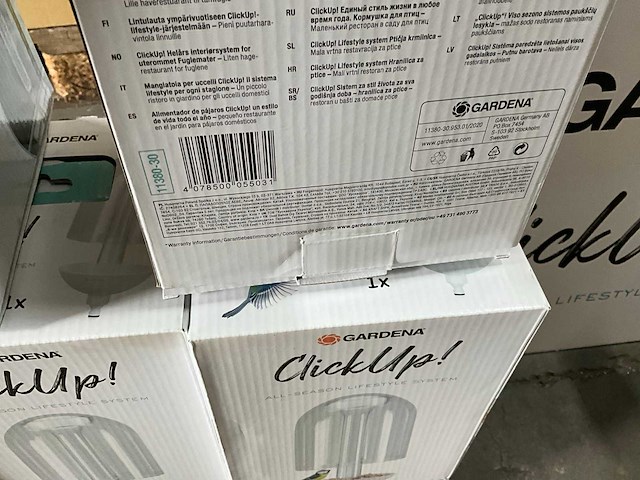 Gardena clickup vogel voeder station met steel in display - afbeelding 6 van  7