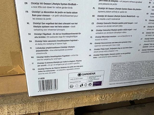 Gardena clickup vogelbad (72x) - afbeelding 6 van  9