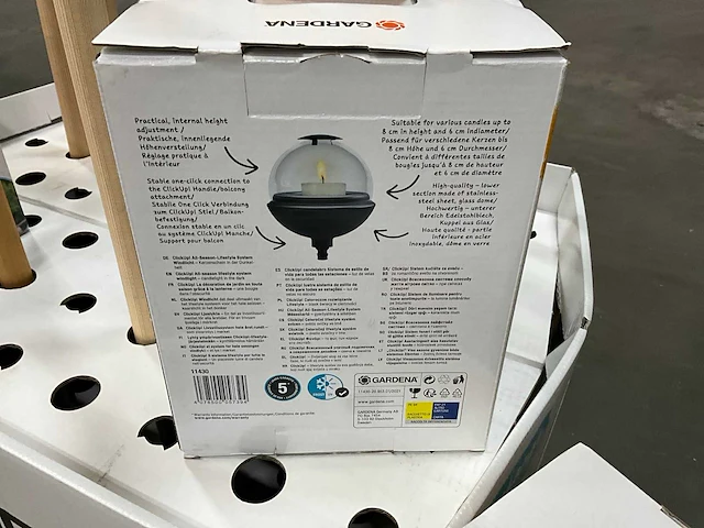 Gardena clickup windlicht met steel (10x) - afbeelding 7 van  9