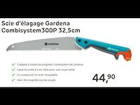 Gardena combisystem300p snoeizaag 32,5 cm