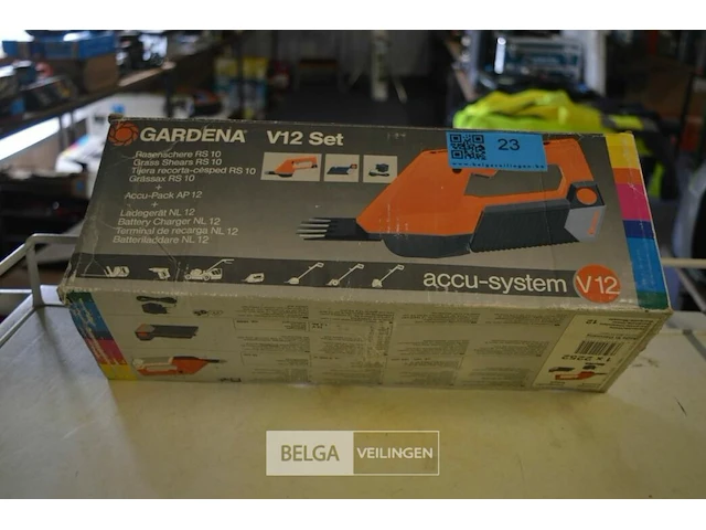 Gardena v12 set grasschaar - afbeelding 1 van  4