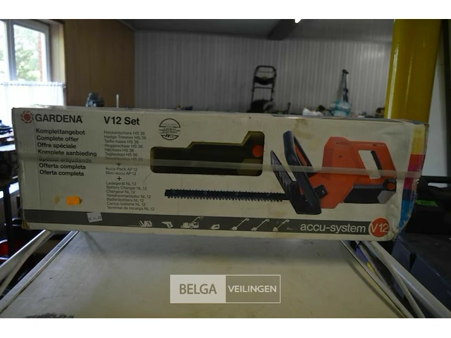 Gardena v12 set heggenschaar - afbeelding 1 van  5