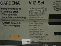 Gardena v12 set heggenschaar - afbeelding 3 van  5