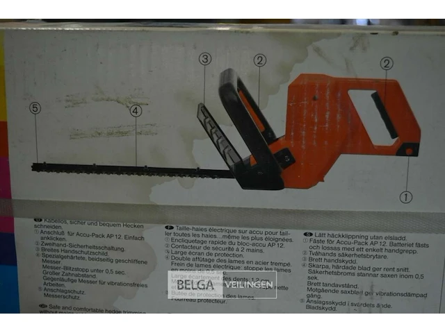 Gardena v12 set heggenschaar - afbeelding 4 van  6