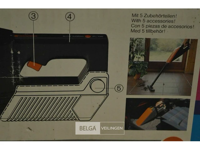 Gardena vc100 vacuum cleaner - afbeelding 4 van  4