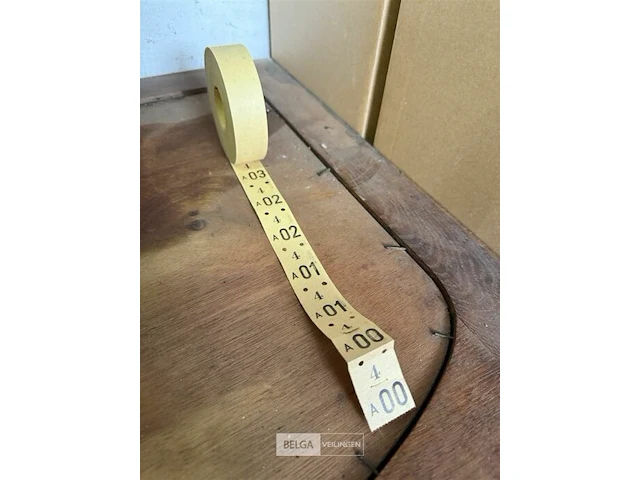 Garderobetickets - afbeelding 4 van  4
