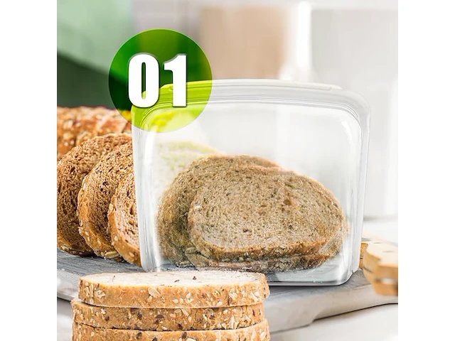 Gardtech siliconen zakken set van drie - afbeelding 3 van  5