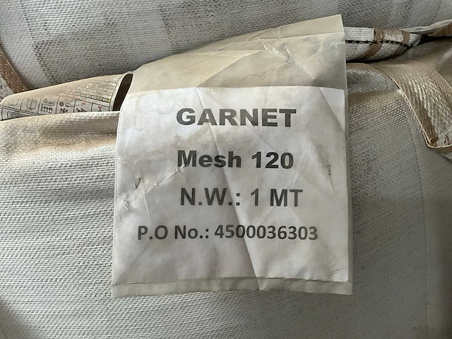 Garnet mesh 120 big-bags straalmiddel (13x) - afbeelding 3 van  3