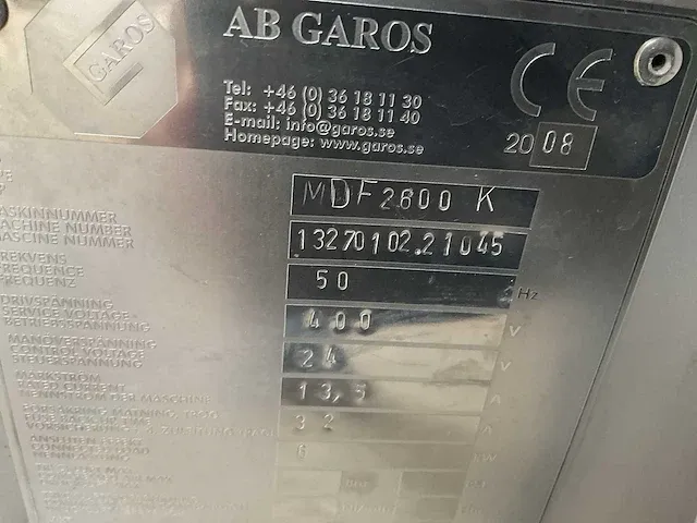 Garos mdf 2600k tumbler - afbeelding 3 van  12