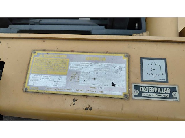Gas heftruck caterpillar v80f lp - afbeelding 11 van  15