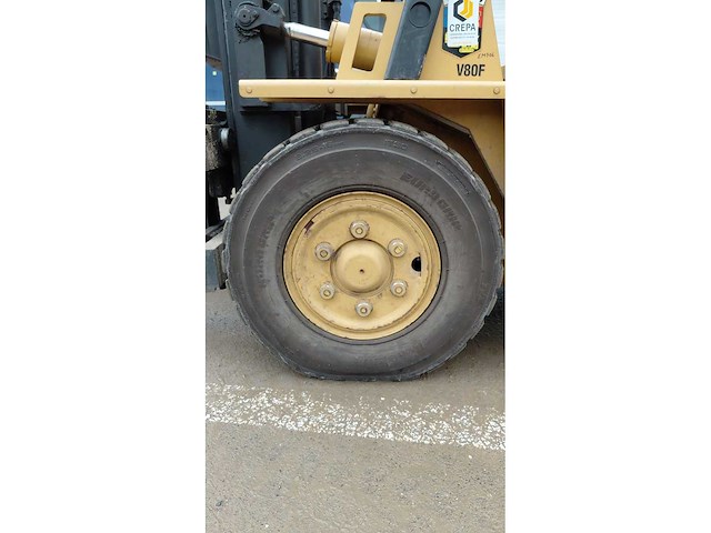 Gas heftruck caterpillar v80f lp - afbeelding 15 van  15