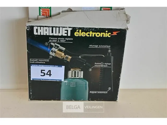 Gasbrander chalujet electronic - afbeelding 2 van  2