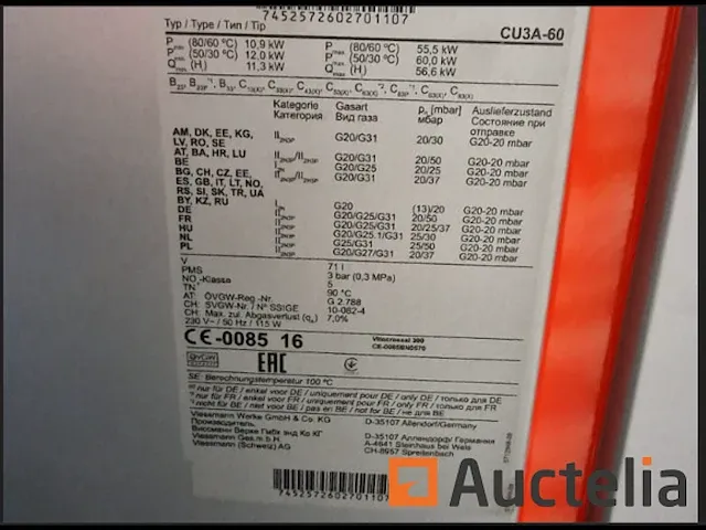 Gascondensatie verwarmingsketel viessmann vitocrossal 300 - afbeelding 7 van  8