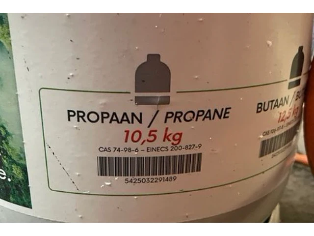 Gasfles + brander - afbeelding 3 van  4