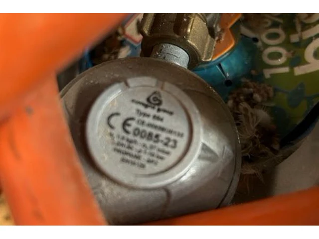 Gasfles en 2 branders + kabel - afbeelding 3 van  3