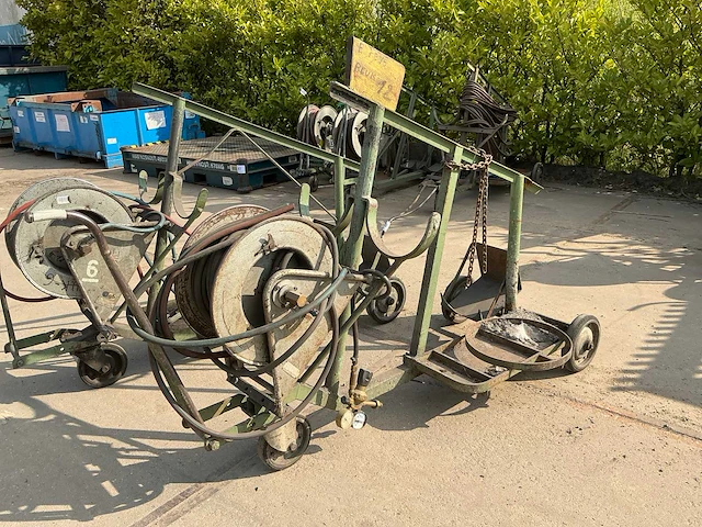Gasflessenkar met lasdarm op haspel (2x) - afbeelding 3 van  7