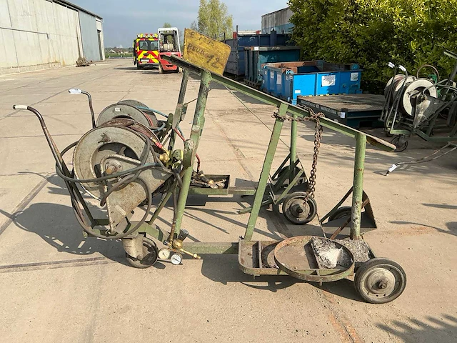 Gasflessenkar met lasdarm op haspel (2x) - afbeelding 4 van  7