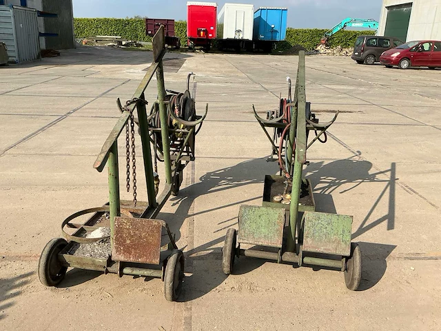 Gasflessenkar met lasdarm op haspel (2x) - afbeelding 5 van  7