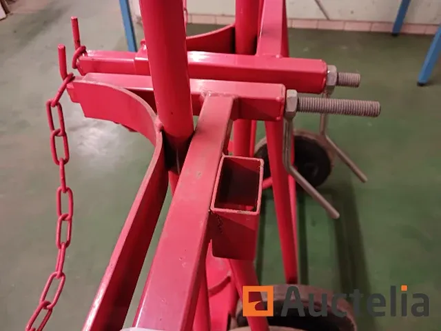 Gasflessenwagen rood volle banden, 2 stuks - afbeelding 6 van  10