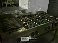 Gasfornuis met 6 bekken en grill - afbeelding 3 van  3