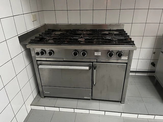 Gasfornuisblok 6pit, werking ongekend - afbeelding 1 van  5