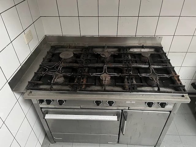 Gasfornuisblok 6pit, werking ongekend - afbeelding 4 van  5